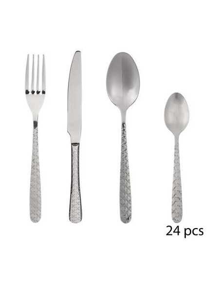Ménagère inox 24 pièces inox FLORA