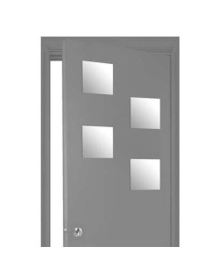 Miroir Adhésif carré 20x20 cm Lot de 4