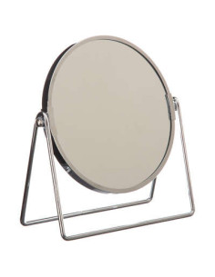Miroir balançoire rond argent diamètre 17 cm