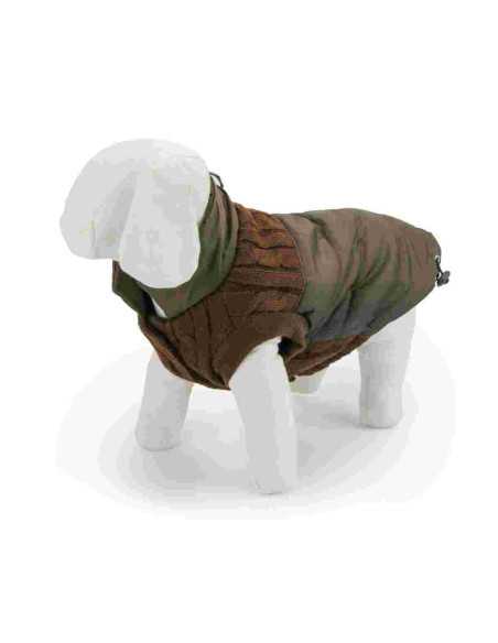 Doudoune matelassée marron 25 cm