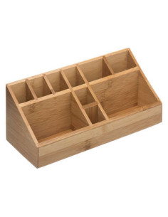 Organisateur 10 compartiments bambou 23x9,5 cm