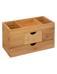 Organisateur 2 tiroirs bambou