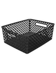 Panier FOLK noir 11 litres