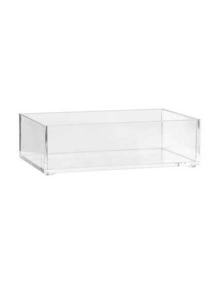 Plateau rectangulaire S plastique transparent SELENA Plateau rectangulaire S plastique transparent SELENA