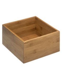 Plateau de rangement carré S bambou