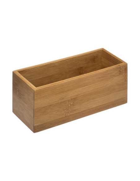 Plateau de rangement rectangle L bambou Plateau de rangement rectangle L bambou