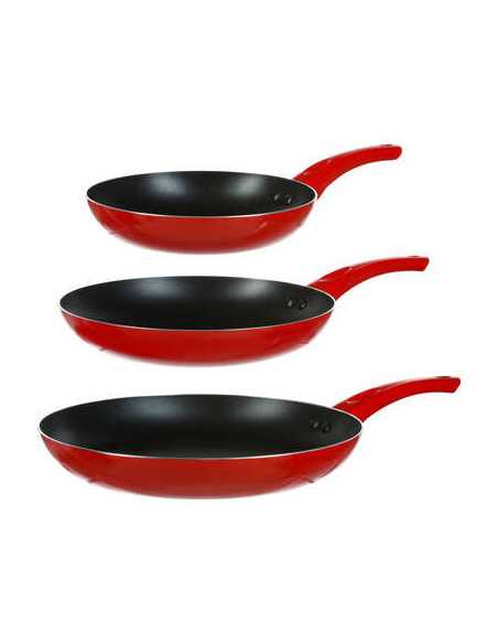 Poêle aluminium non stick set de 3