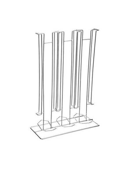 Porte capsules à café x36 chrome