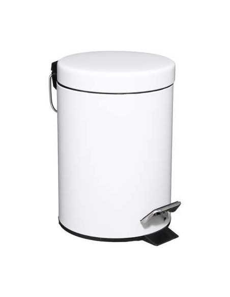 Poubelle à pédale 3 litres blanc