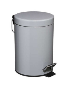 Poubelle à pédale 3 litres gris