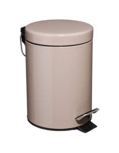 Poubelle à pédale 3 litres taupe