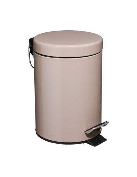 Poubelle à pédale 3 litres taupe