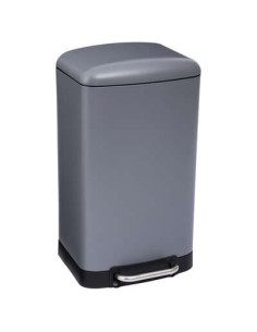 Poubelle à pédale métal 30 litres gris ARIANE