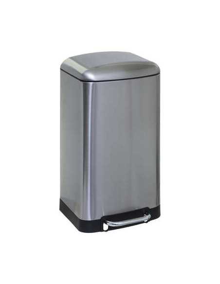 Poubelle à pédale métal 30 litres inox ARIANE