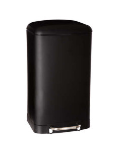 Poubelle à pédale métal 30 litres noir ARIANE