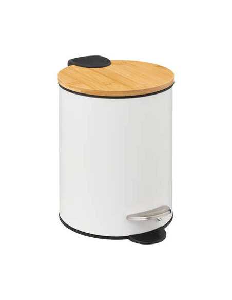 Poubelle à pédale SOFT blanc 3 litres MODERN