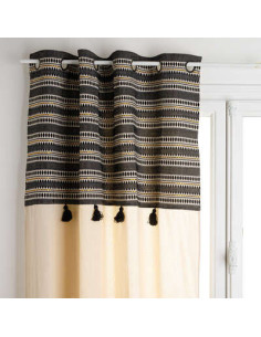 Rideau jacquard Dehli 140x260 cm