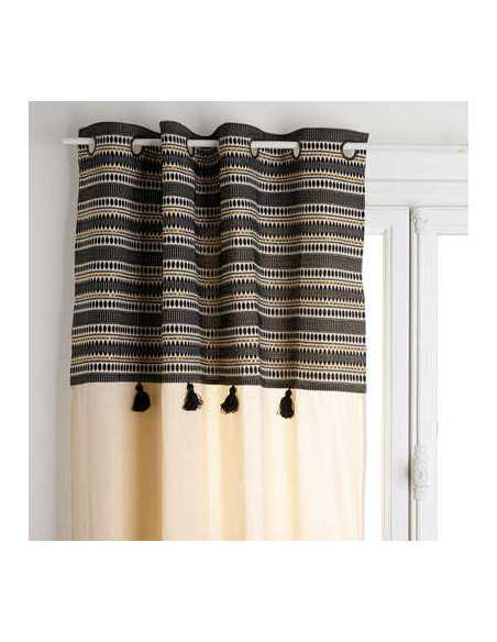 Rideau jacquard Dehli 140x260 cm