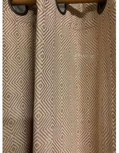 Rideau jacquard Shine 140x260 cm