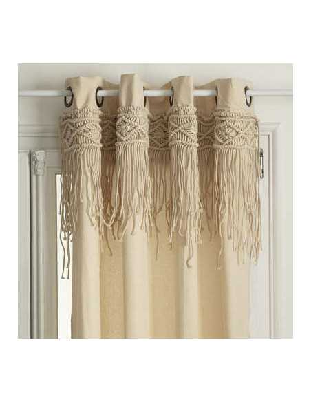 Rideau fil macramé RITUAL 140x260 cm