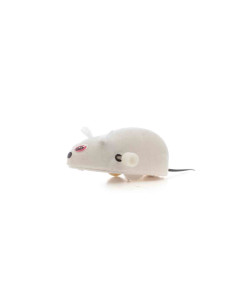Souris feutrine a remonter, 7cm, blanc