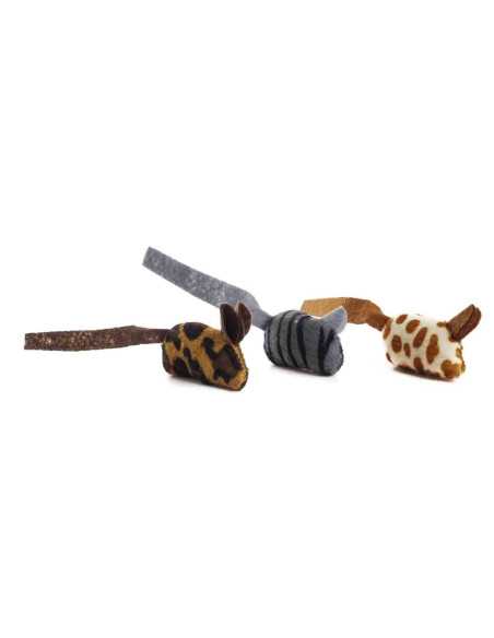 trio de souris en feutrine, 6cm