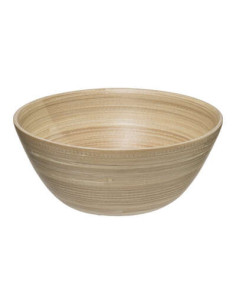 Saladier Bambou Naturel Ø 30 cm – Bol Bois Écologique pour Cuisine & Service