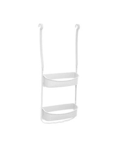 Serviteur de douche 2 niveaux, blanc