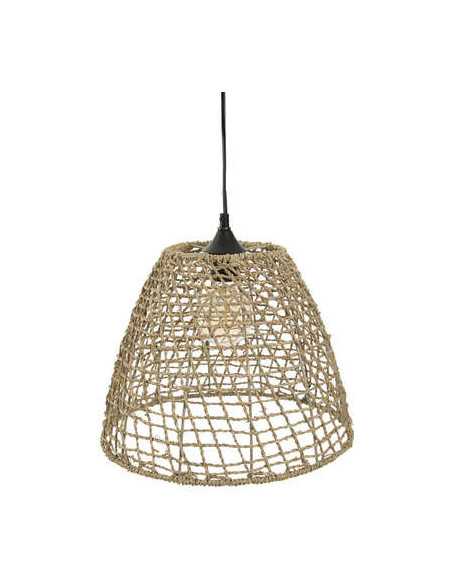 Suspension JADA Ø 35 cm en Rotin & Fer – Luminaire Naturel et Élégant pour Intérieur