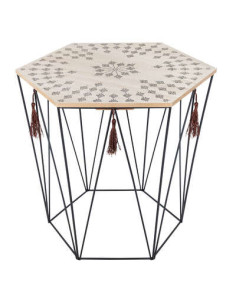 Table d'appoint octogone KUMI ETNIK
