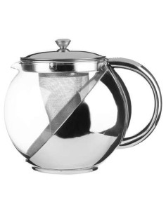 Théière verre INOX 1,25 L.