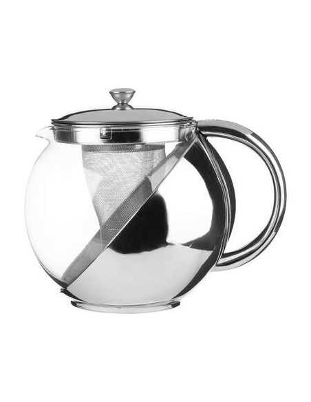 Théière verre INOX 1,25 L.