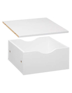 Tiroir et étagère 31cm Blanc MIX N' MODUL