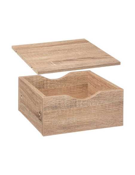 Tiroir et étagère 31cm Effet chêne naturel MIX N' MODUL