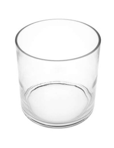 Vase cylindre verre diamètre 18 hauteur 18 cm
