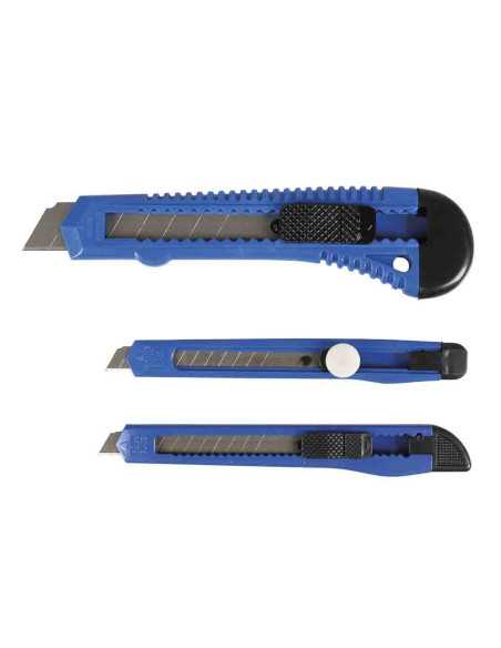 3 cutters plastiques 9+18 mm
