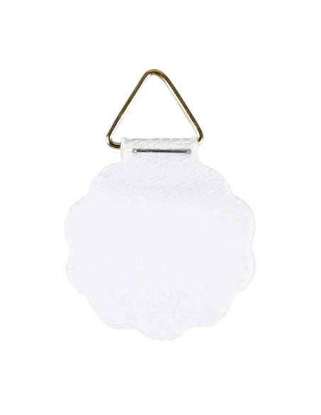Attache adhésive papier blanc ø 30 mm - 6pcs Attache adhésive papier blanc ø 30 mm - 6pcs