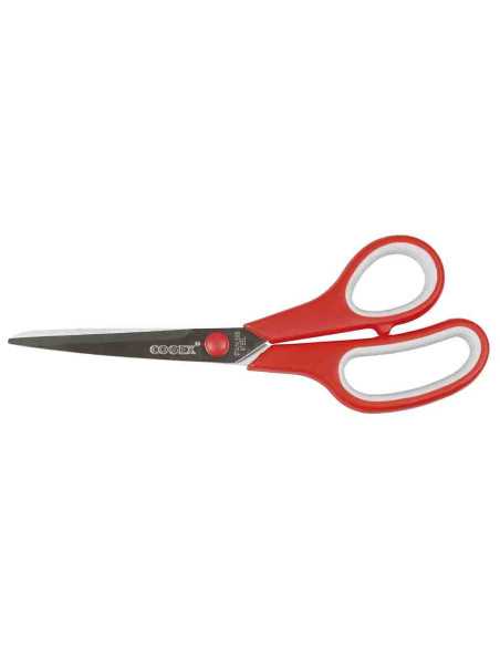 Ciseaux ergonomiques lames acier poignées bimatière soft-touch