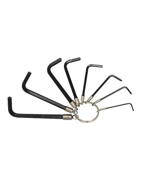 Cle mâle hexagonale 8 pcs 1,5 a 6 mm