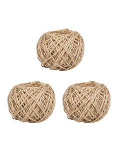 Ficelle en fibres naturelles 50g 2mm 3pcs