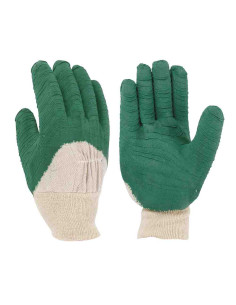 Gant épineux en coton enduit de latex t10
