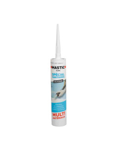 Mastic silicone sanitaire blanc 280ml