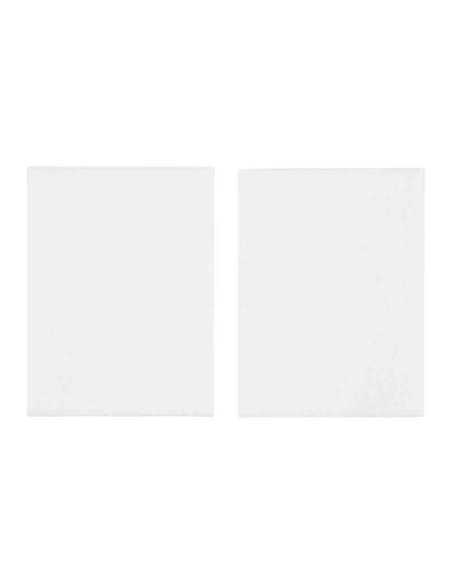 Patin adhésif 75x100mm 2pcs carré blanc à découper