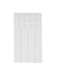 Patin adhésif ass.105pcs blanc
