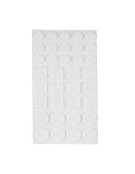 Patin adhésif ass.105pcs blanc