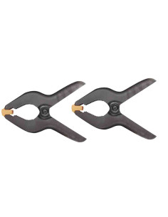 Pince de serrage plastique 2 pcs 100mm