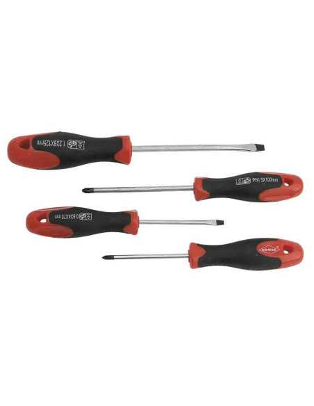 Tournevis bimatière cv 4 pcs