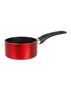 Casserole Aluminium, Diamètre 14 cm, Hauteur 7 cm, Épaisseur 2,5mm, Rouge métallisé