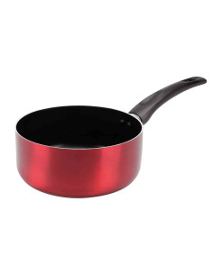 Casserole Aluminium, Diamètre 20 cm, Hauteur 8,5 cm, Épaisseur 2,5mm, Rouge métallisé