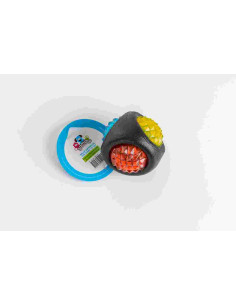 Jouet chien balle lumineuse TPR diam. 7,5 cm